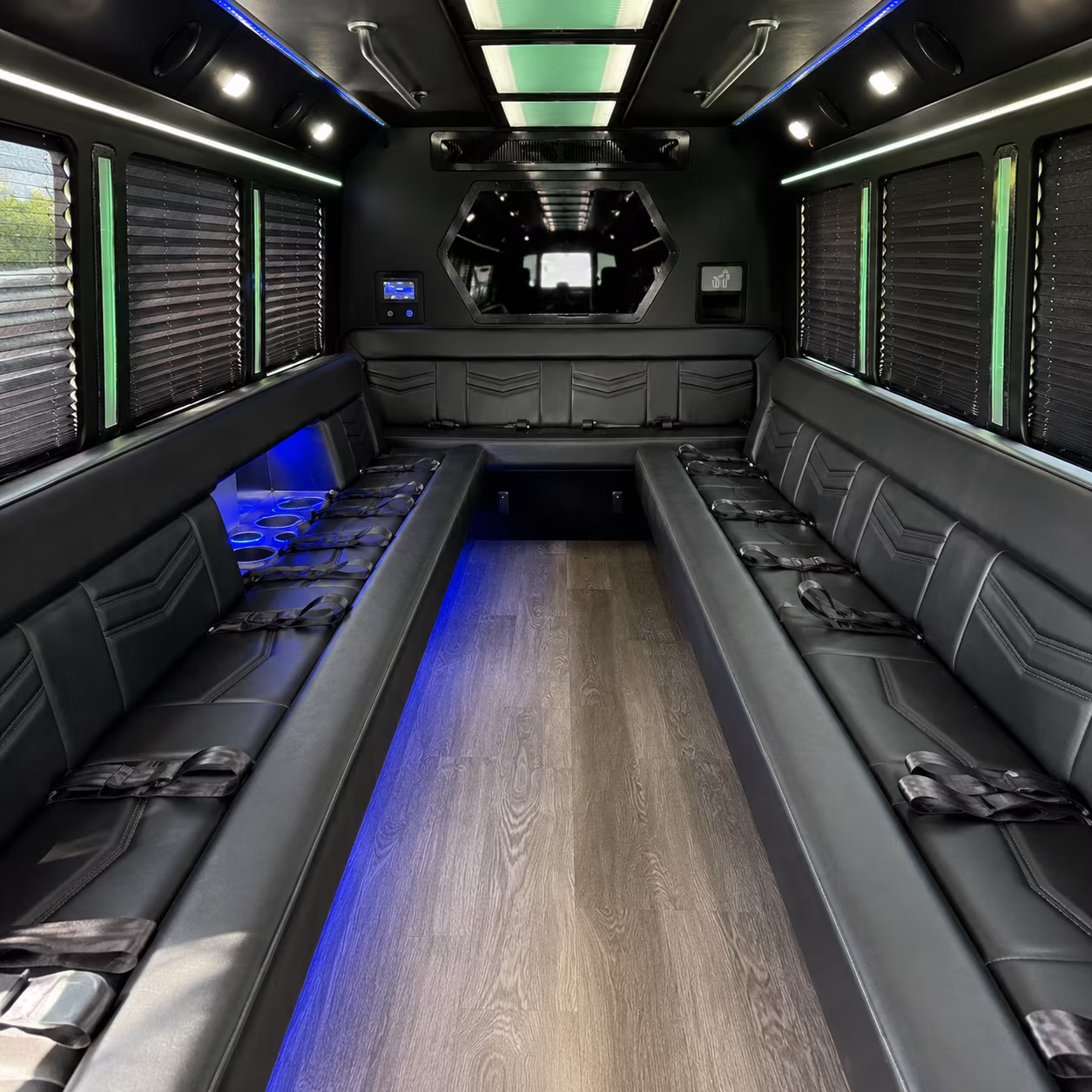 bachelorette party buses and pre wedding night out transportation in sunrise